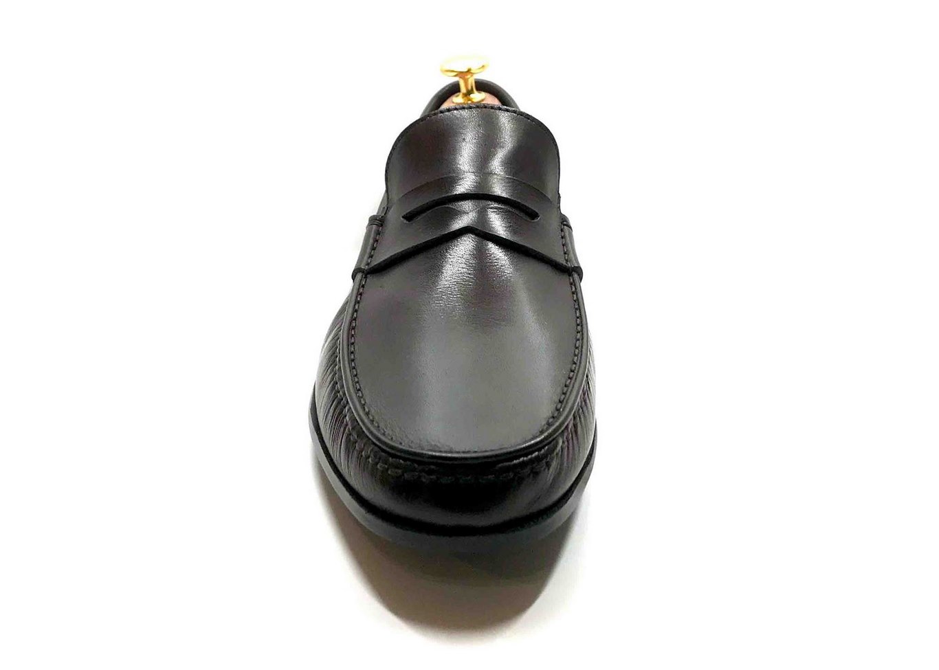 Comfort Loafer with removable insoles dark Brown leather